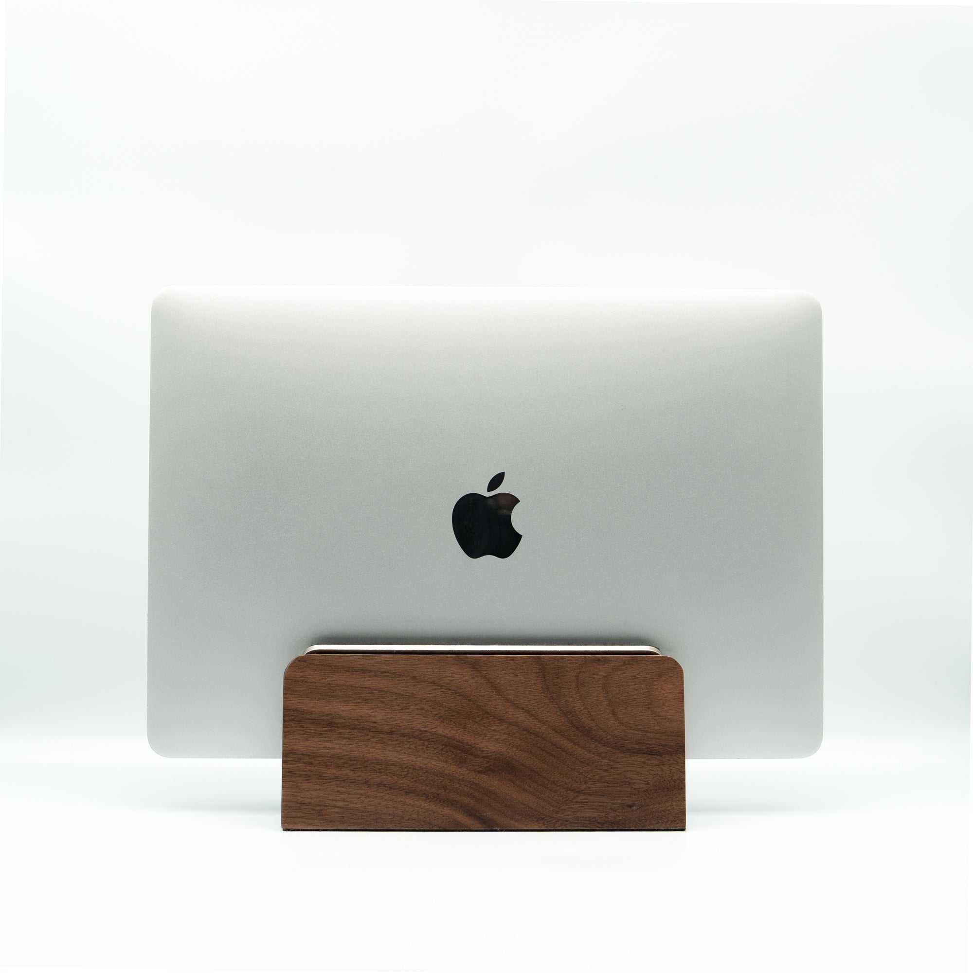 Vertical Laptop Stand | Walnut