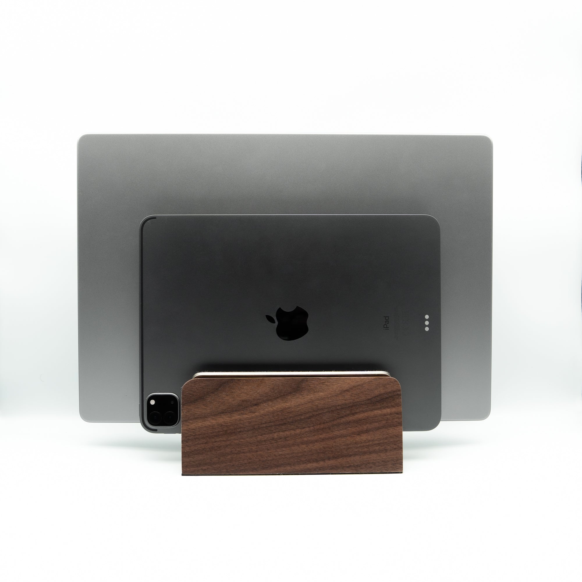 Vertical Laptop Stand | Walnut